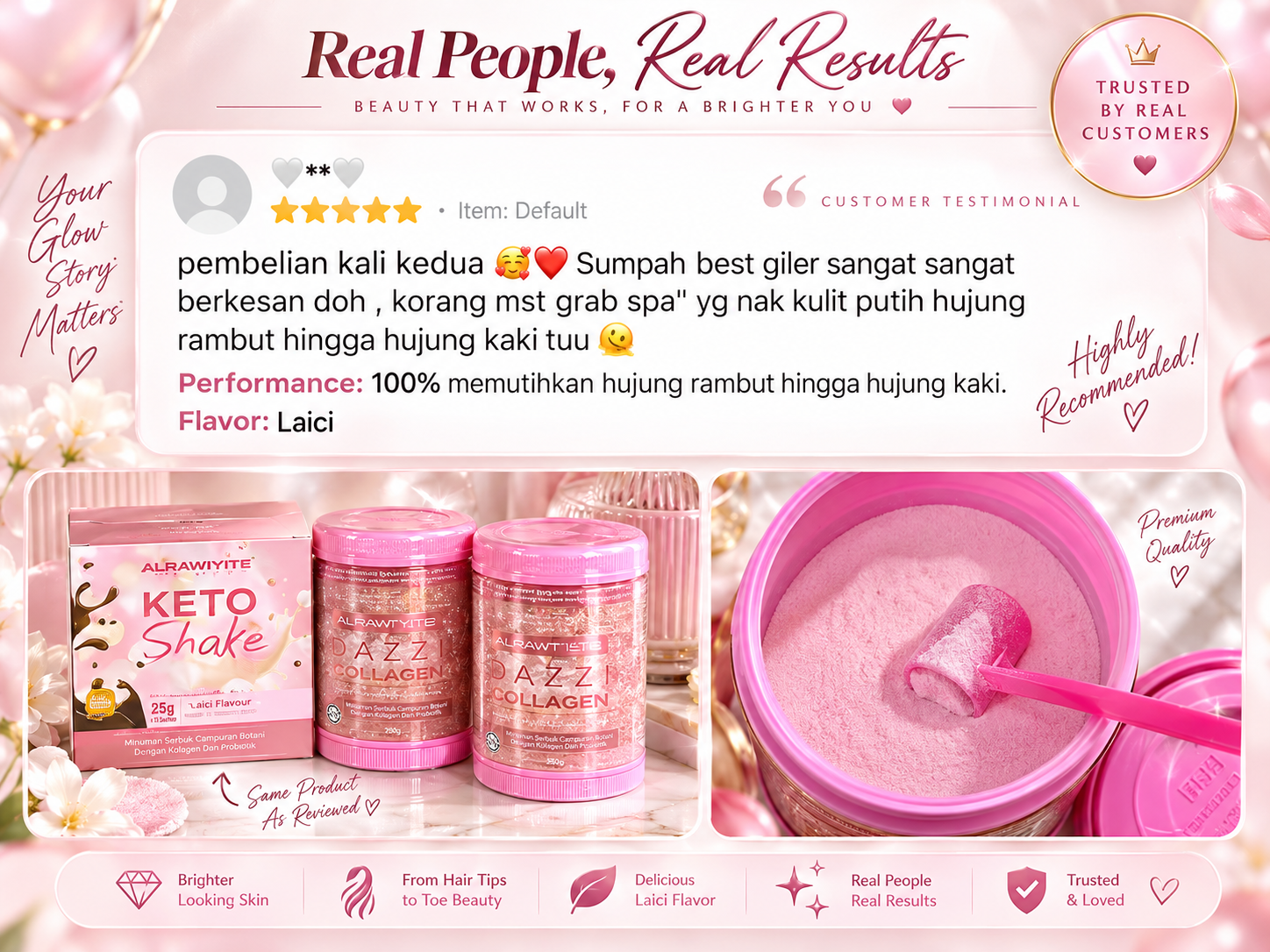Testimoni pelanggan AuraWhite 1