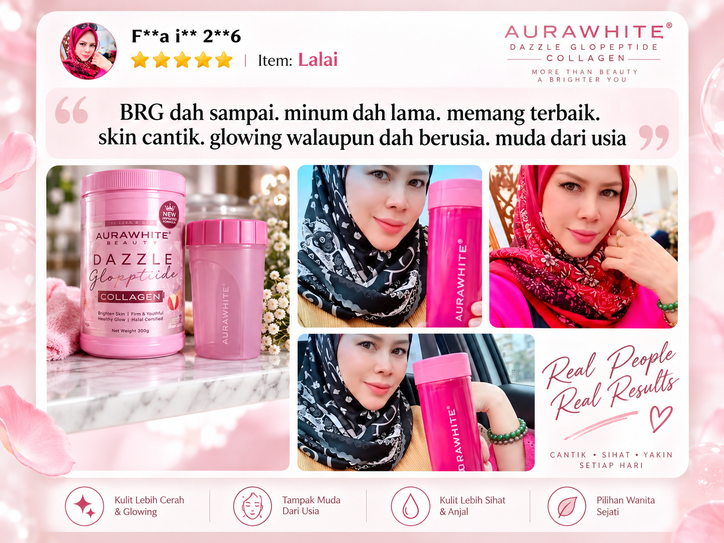 Testimoni pelanggan AuraWhite 2